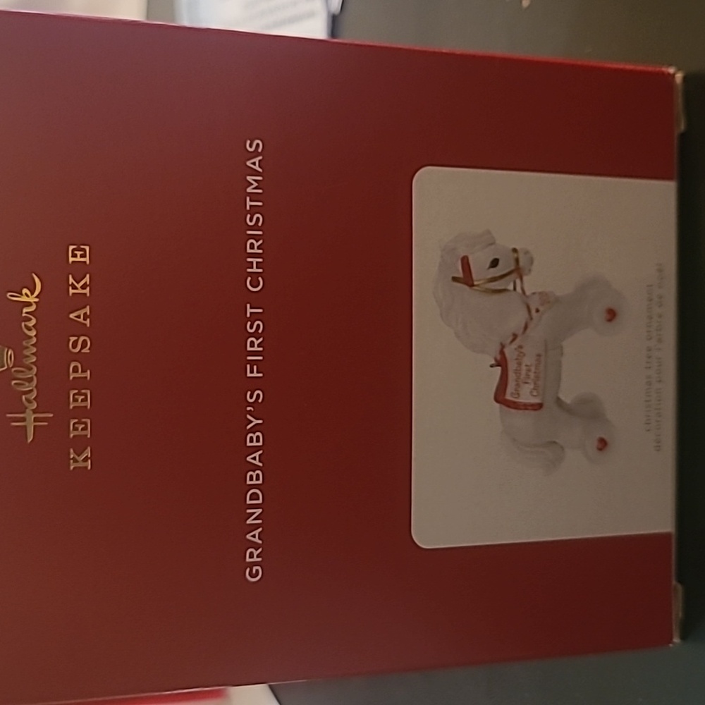 Hallmark Keepsake Grandbaby's First Christmas Ornament 2021